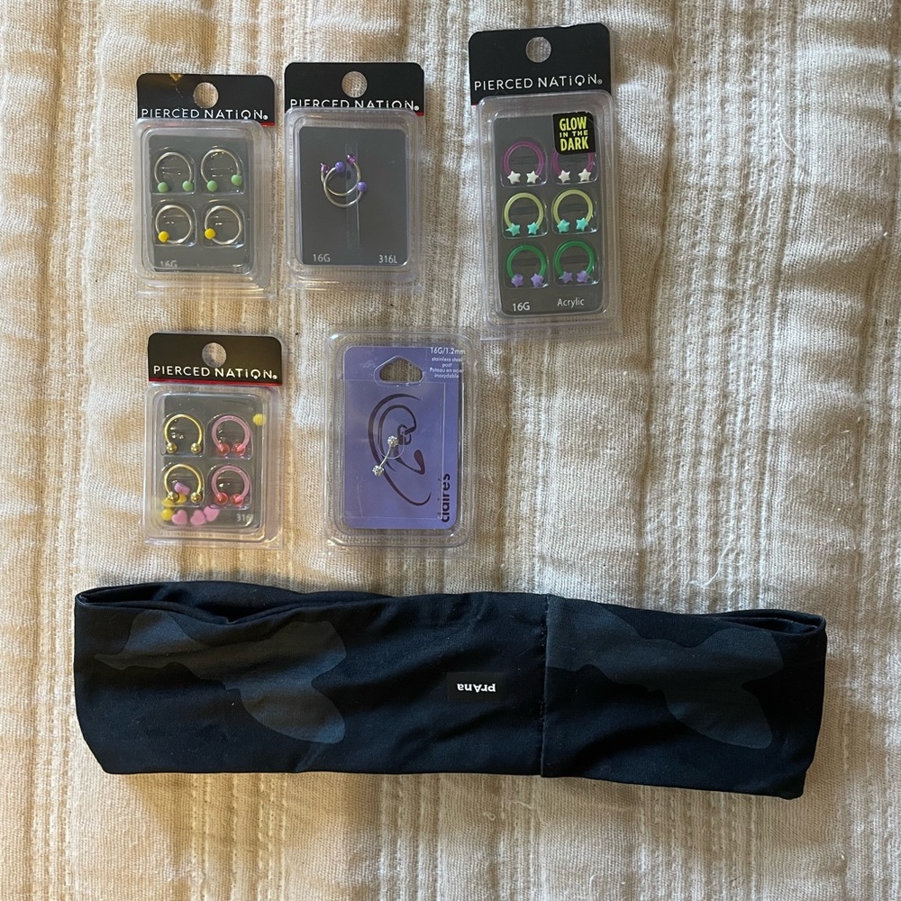 Earring bundle + headband